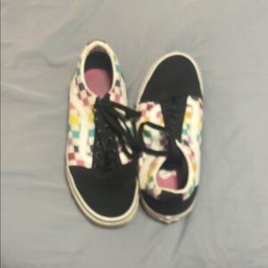 Vans Black Canvas Skate Sneakers